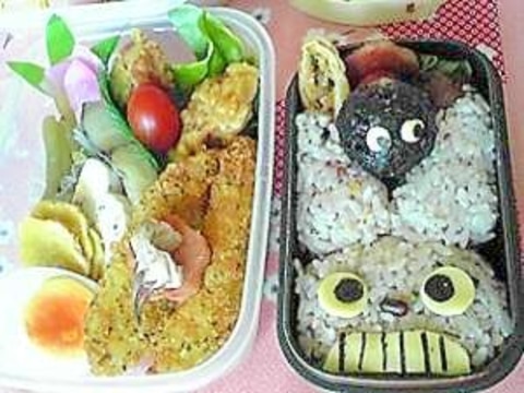 トトロのヘルシーお花見弁当♪